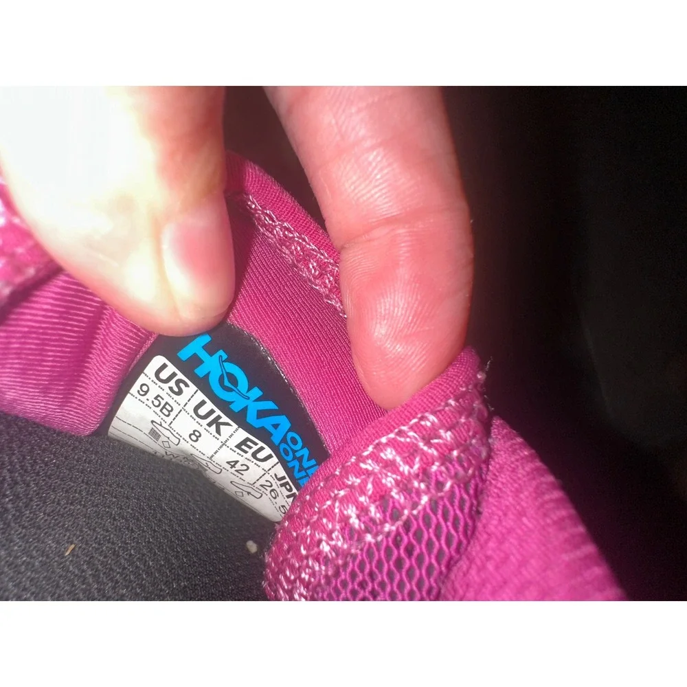 Hoka One One Mach 4 Womens Running Shoes Festival Fuchsia Pink Black PROFLY 9.5B
